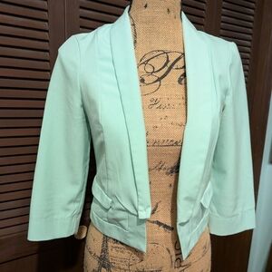 Mint Green Women's Blazer